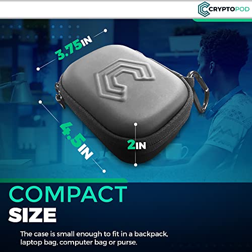 Crypto Pod Combination Locking Case for Hardware Wallets