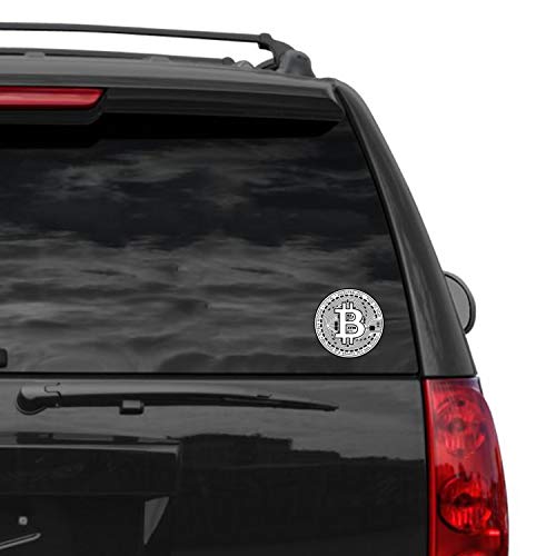 Cryptocurrency Vinyl Decal Sticker Set: Bitcoin, Ethereum, Ripple