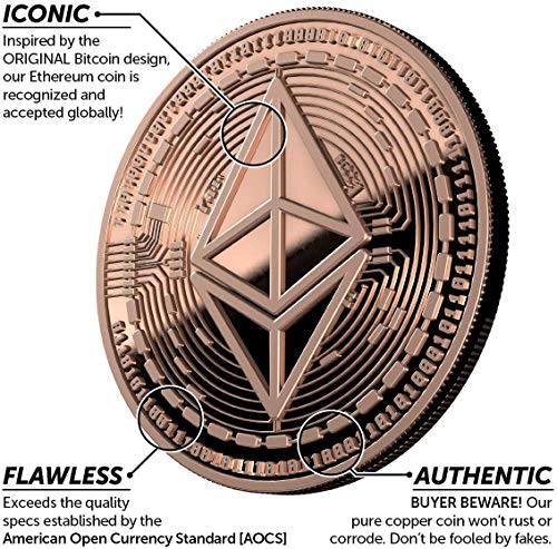 (2 Pack) Ethereum Cryptocurrency Hardware Wallet - Secure, Fire-Resistant