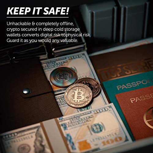 (2 Pack) Ethereum Cryptocurrency Hardware Wallet - Secure, Fire-Resistant