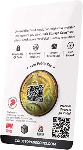 (2 Pack) Ethereum Cryptocurrency Hardware Wallet - Secure, Fire-Resistant