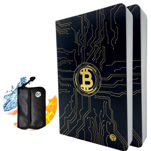 Secure Your Crypto Investments: Double Notebook & Fireproof Bag