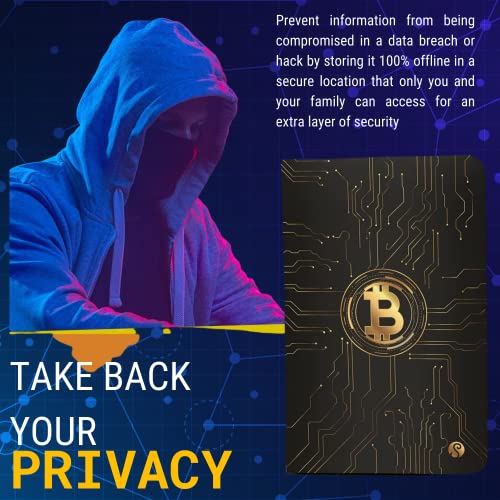 Secure Your Crypto Investments: Double Notebook & Fireproof Bag