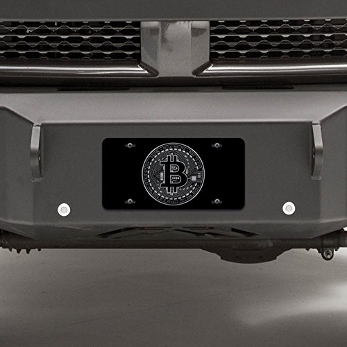 Blockchain Cryptocurrency Coin Plate: Crypto Mining Sticker Set