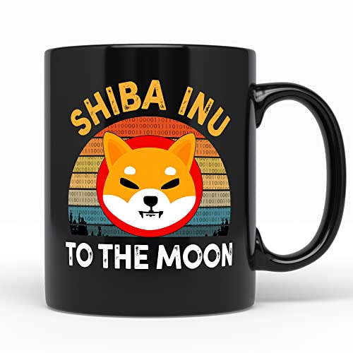 Shiba Inu Crypto Coffee Mug, Unique Tea Cup