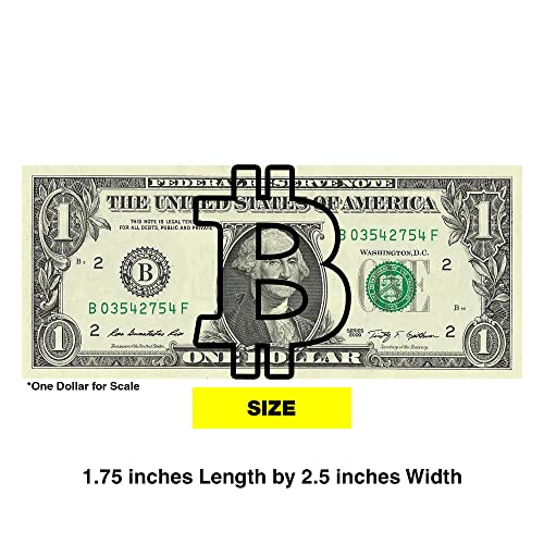 3D Bitcoin Sticker Decal - Bitcoin Miner Accessory