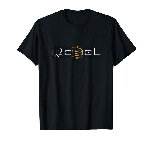 Rebel Bitcoin Crypto Currency DeFi HODL T-Shirt" - "Bitcoin Crypto Currency DeFi HODL T-Shirt