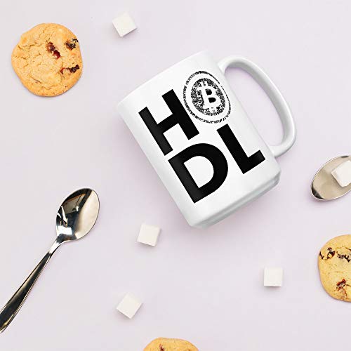 Bitcoin HODL Mug for Crypto Currency Traders Gift