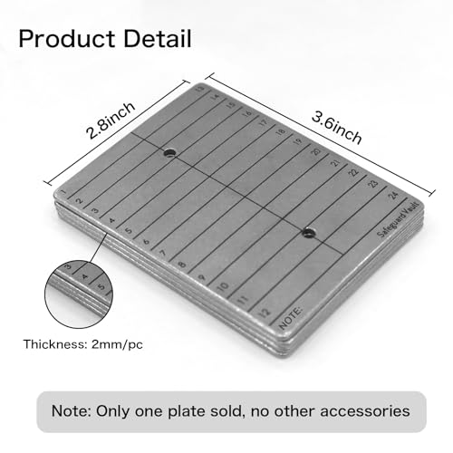Fireproof Stainless Steel Crypto Wallet Seed Phrase Storage Plate