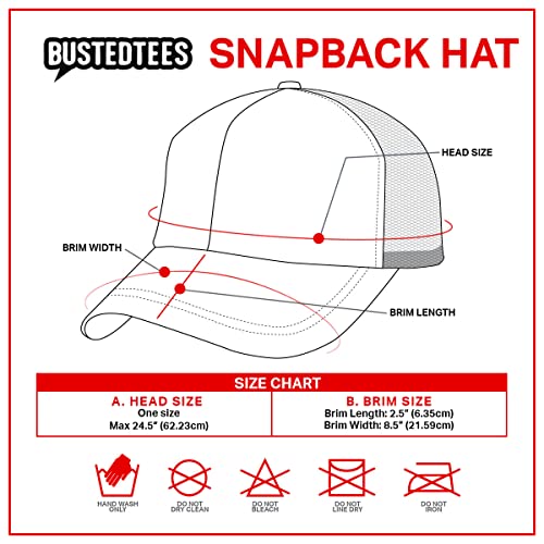 Bitcoin Outline Black Mesh Hat - Men's Baseball Cap
