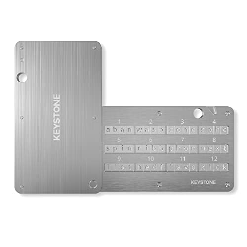 KEYSTONE Cryptosteel Capsule: Secure Bitcoin Key Storage Plate