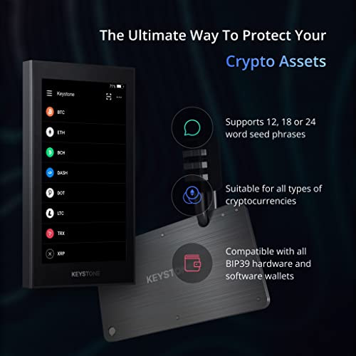 KEYSTONE Crypto Seed Storage Wallet for Bitcoin Security