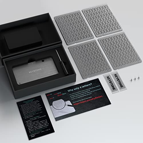 KEYSTONE Crypto Seed Storage Wallet for Bitcoin Security