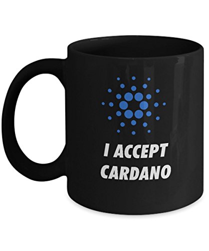 Cardano Cryptocurrency Mug - Black Acrylic, 11oz
