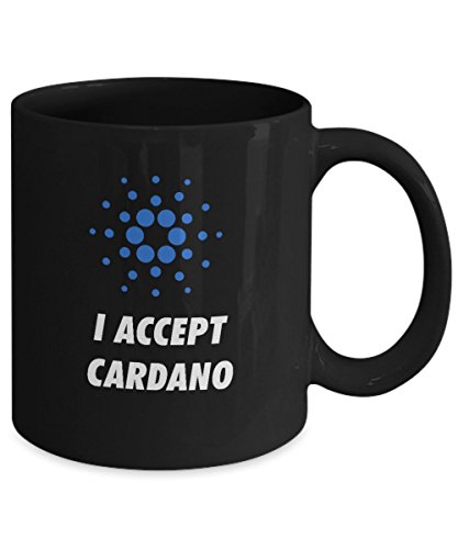 Cardano Cryptocurrency Mug - Black Acrylic, 11oz