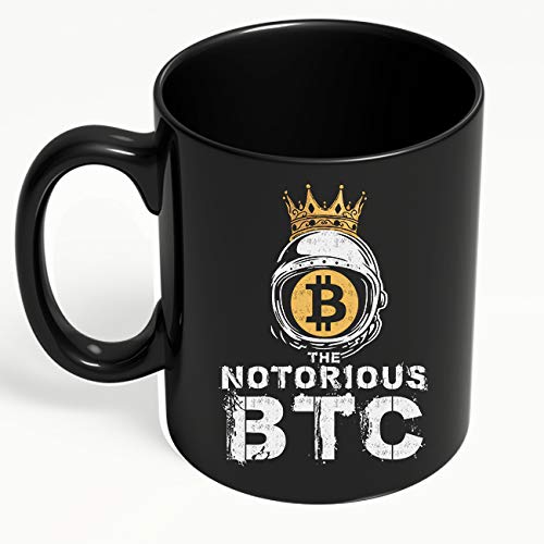 Bitcoin-themed mugs for Black coffee enthusiasts