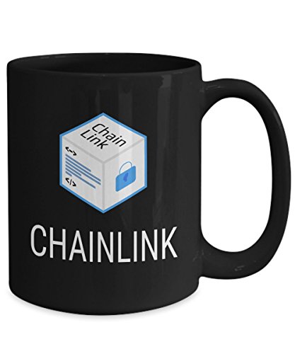 ChainLink Cryptocurrency Big Mug - Black 15oz