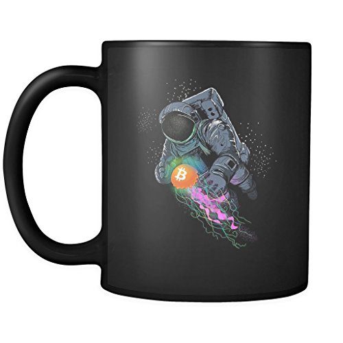 Bitcoin Crypto Space Astronaut Coffee Mug - Friends Gift