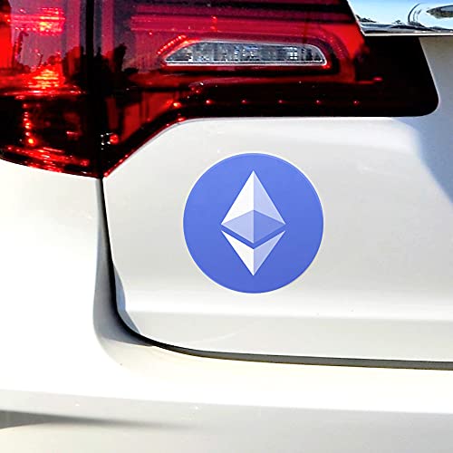Ethereum Crypto Logo Vinyl Decal for Cars, Windows