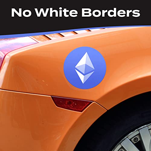 Ethereum Crypto Logo Vinyl Decal for Cars, Windows