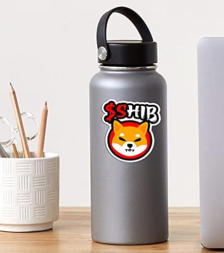 Shiba Inu Crypto Decals for Laptop, Car, Helmet