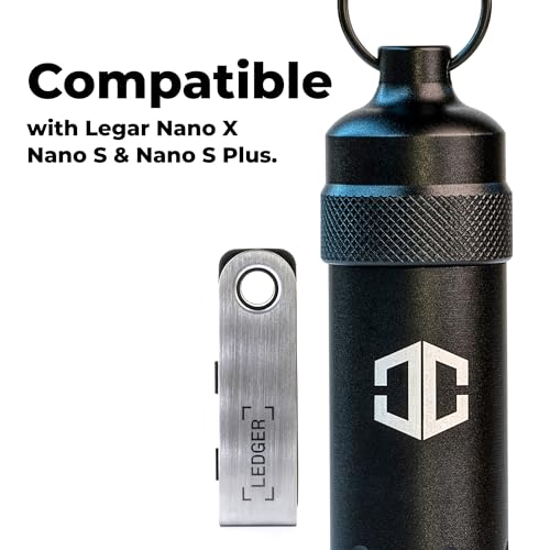 Aluminum Crypto Case for Ledger Nano Wallet with Accessories