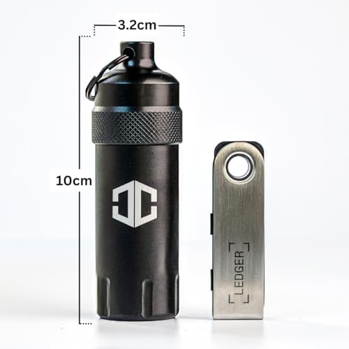 Aluminum Crypto Case for Ledger Nano Wallet with Accessories