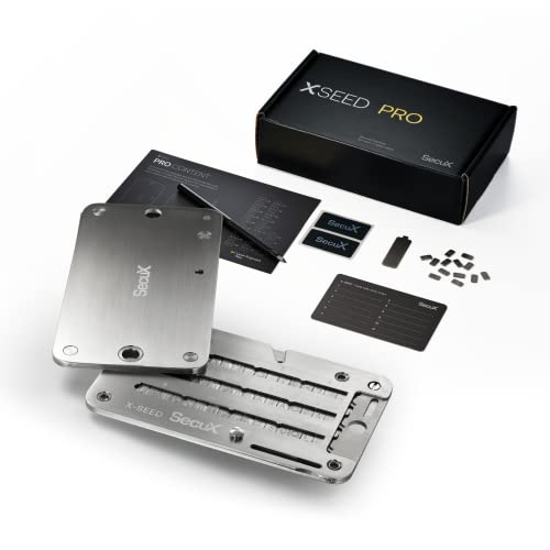 Indestructible Bitcoin Wallet Crypto Seed Storage Plate - Compatible
