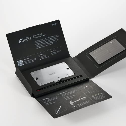 Indestructible Bitcoin Wallet Crypto Seed Storage Plate - Compatible