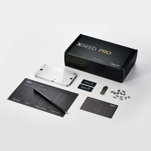 Indestructible Bitcoin Wallet Crypto Seed Storage Plate - Compatible