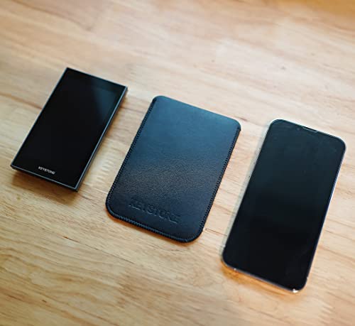 Black PU Leather Case for Keystone Crypto Hardware Wallet