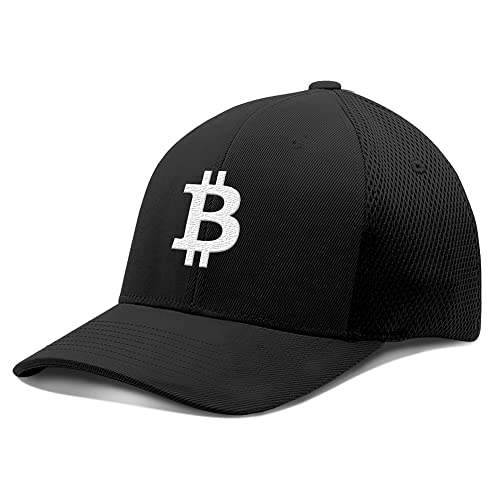 Bitcoin Logo Flexfit Hat - Casual Baseball Cap