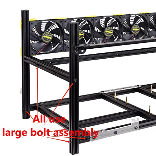 Aluminum Alloy Miner Frame for Cryptocurrency Mining_FUNPLAYSMART V4C