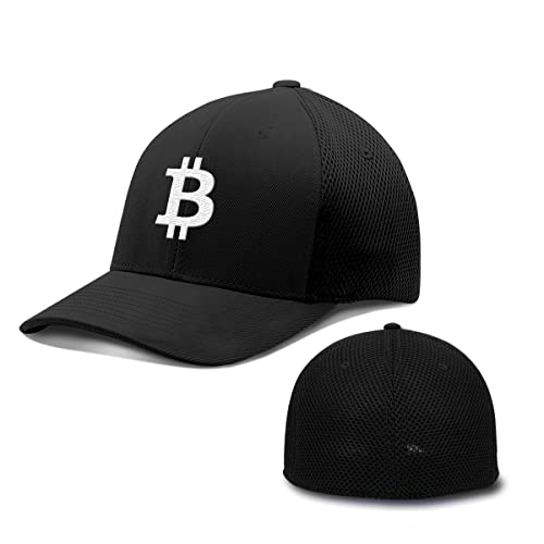 Bitcoin Logo Flexfit Hat - Casual Baseball Cap
