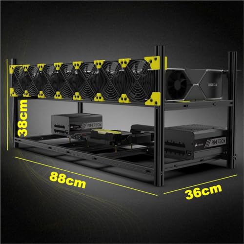 Aluminum Alloy Miner Frame for Cryptocurrency Mining_FUNPLAYSMART V4C