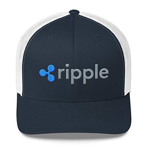 Ripple Logo Snapback Hat for Crypto Currency Traders