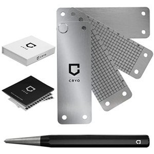 Crypto Seed Storage Wallet: Stainless Steel, up to 24 Words