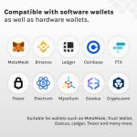 AtemMade Crypto Seed Storage - Indestructible Stainless Steel Bitcoin