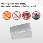 AtemMade Crypto Seed Storage - Indestructible Stainless Steel Bitcoin