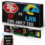 All-in-One LED Ticker with Real-Time Smart Clock