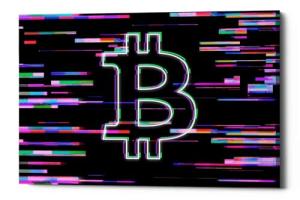 Bitcoin Life Canvas Wall Art, 18"x12