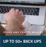 SHIELDFOLIO Stonebook - Secure Crypto Seed Storage Notebook