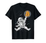 Bitcoin Astronaut HODL Funny Crypto Trader T-Shirt