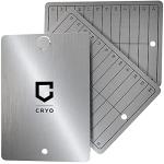CRYO Crypto Seed Storage & Steel Wallet - Store 12-48 Words