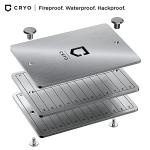 CRYO Crypto Seed Storage & Steel Wallet - Store 12-48 Words