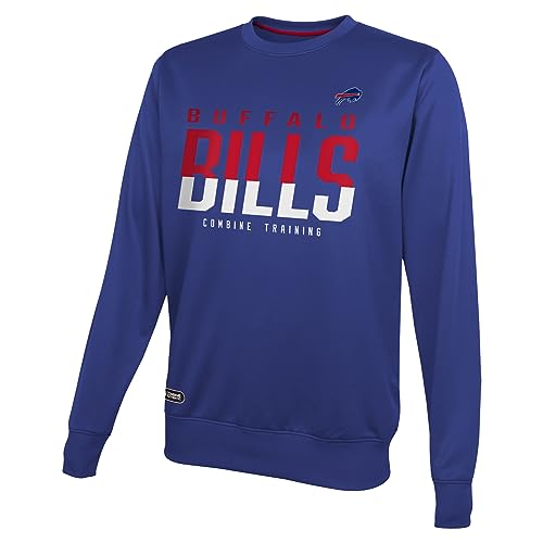 Buffalo Bills Mens Performance Fleece Crewneck Sweatshirt