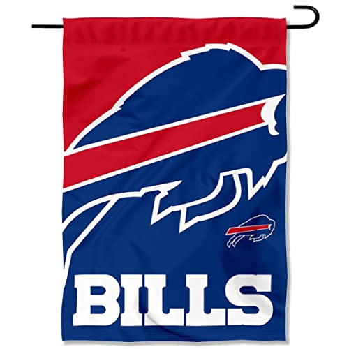 Buffalo Bills Large Logo Garden Flag - Double-Sided