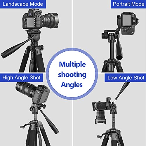 Aureday Camera Tripod with Phone Holder & Remote
