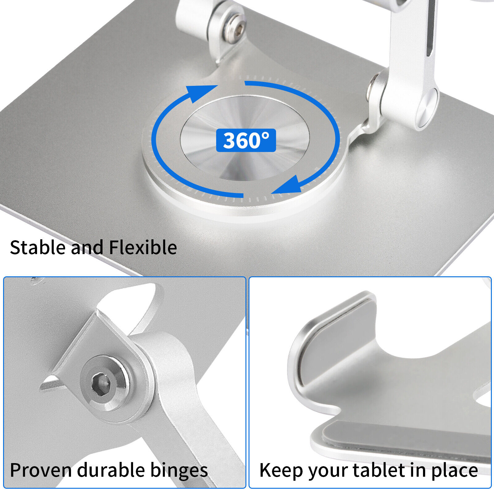 Lightweight Aluminum Tripod Stand with Phone Holder for Pentax