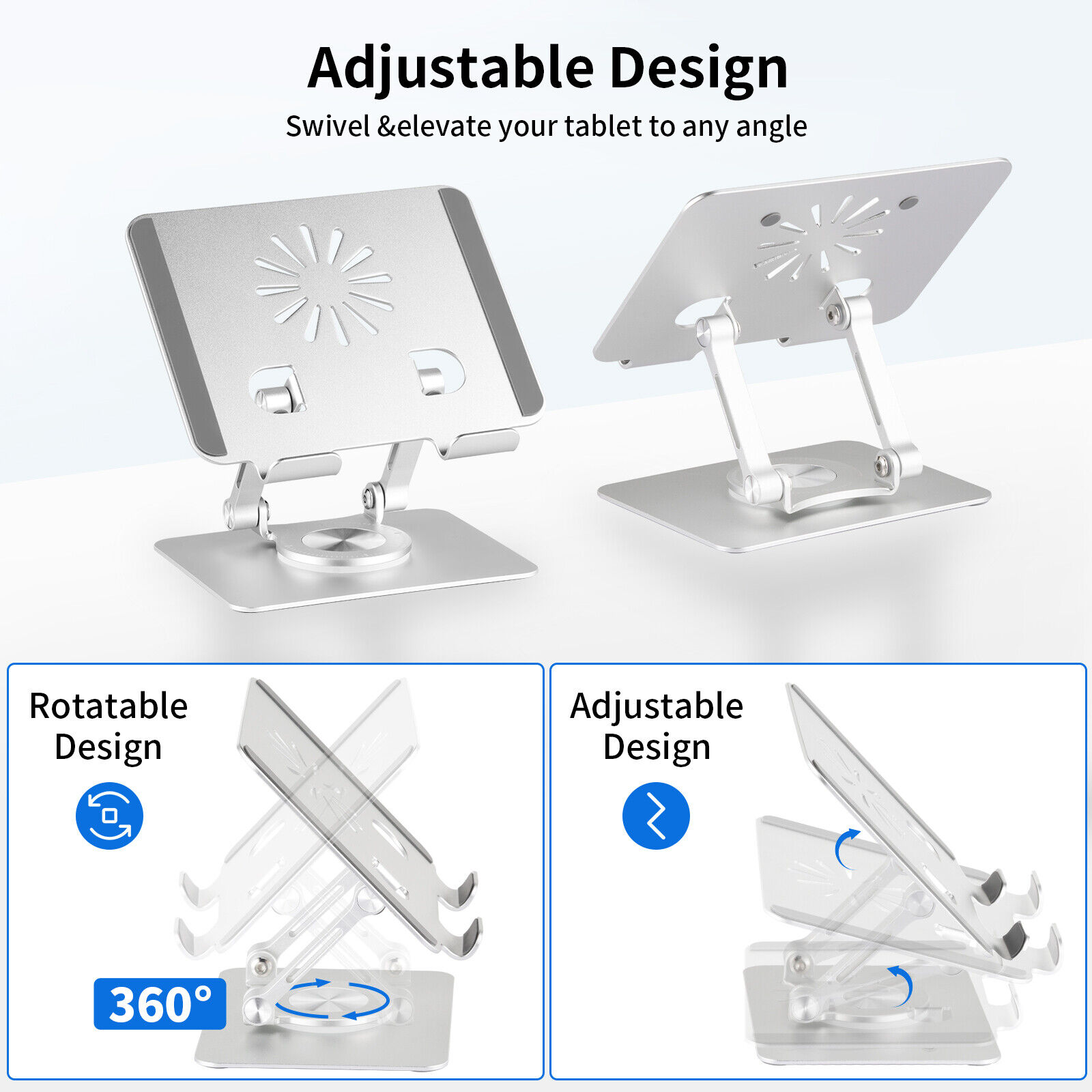 Lightweight Aluminum Tripod Stand with Phone Holder for Pentax